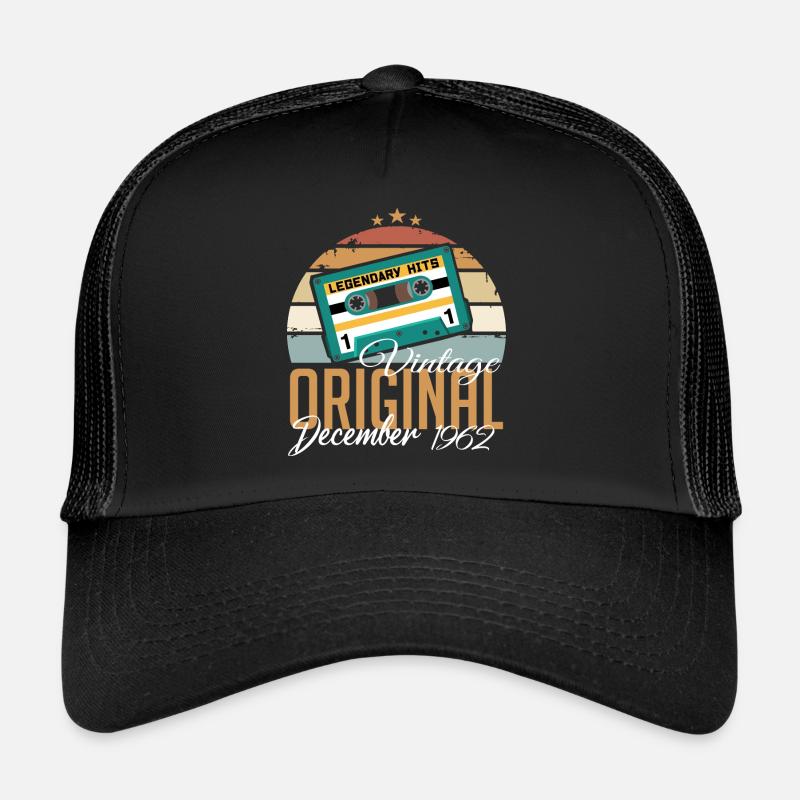 Décembre 1962 - Naissance de Legends en 1962 Casquette trucker 