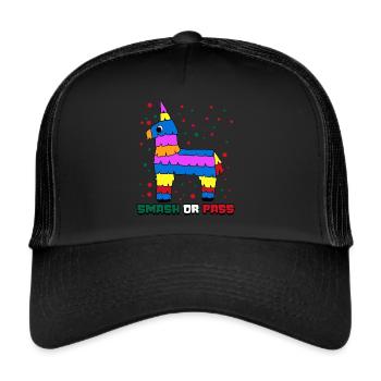 Piñata mexicaine Mexicaines Mexicaines - Casquette trucker  - noir/noir - Devant