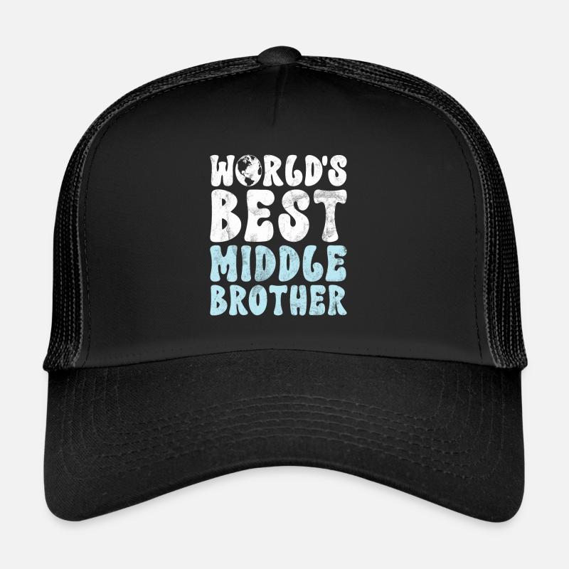 Cadeaux du frère du milieu Casquette trucker 