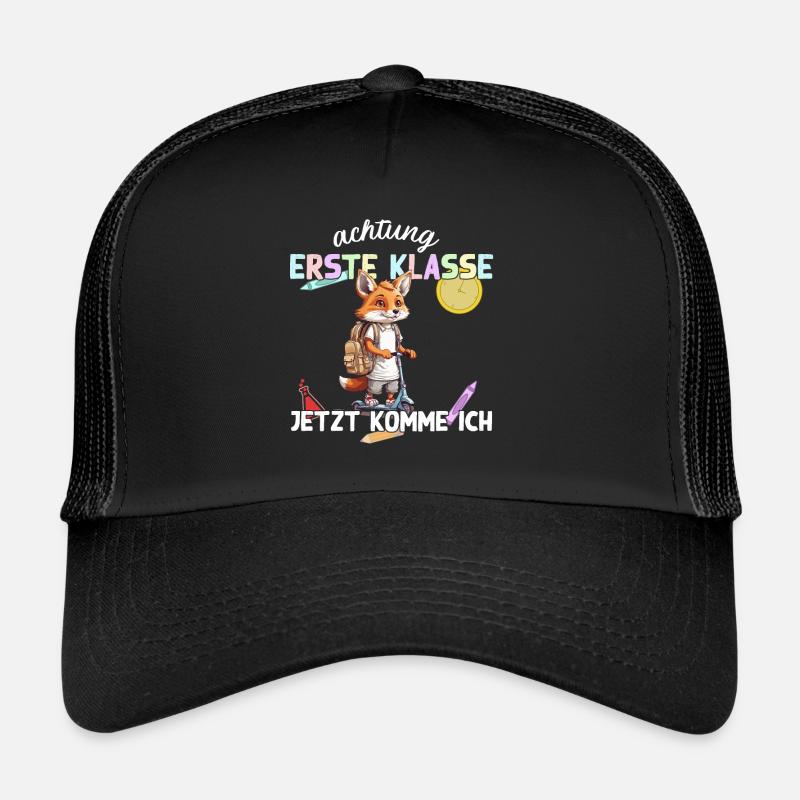 Fuchs Schulanfang Erste Klasse Einschulung Trucker Cap