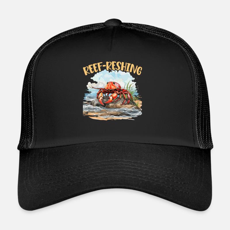 Mignon bernard-l’ermite crabes crustacés Casquette trucker 