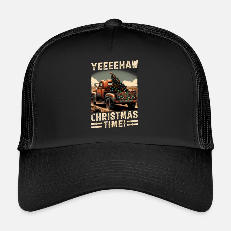Yeehaw C’est Noël – Camionnette Casquette trucker 