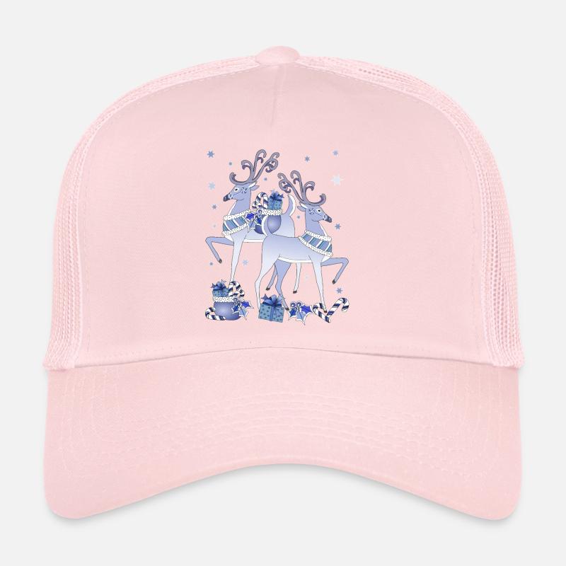 Noël Blue Deer Casquette trucker 