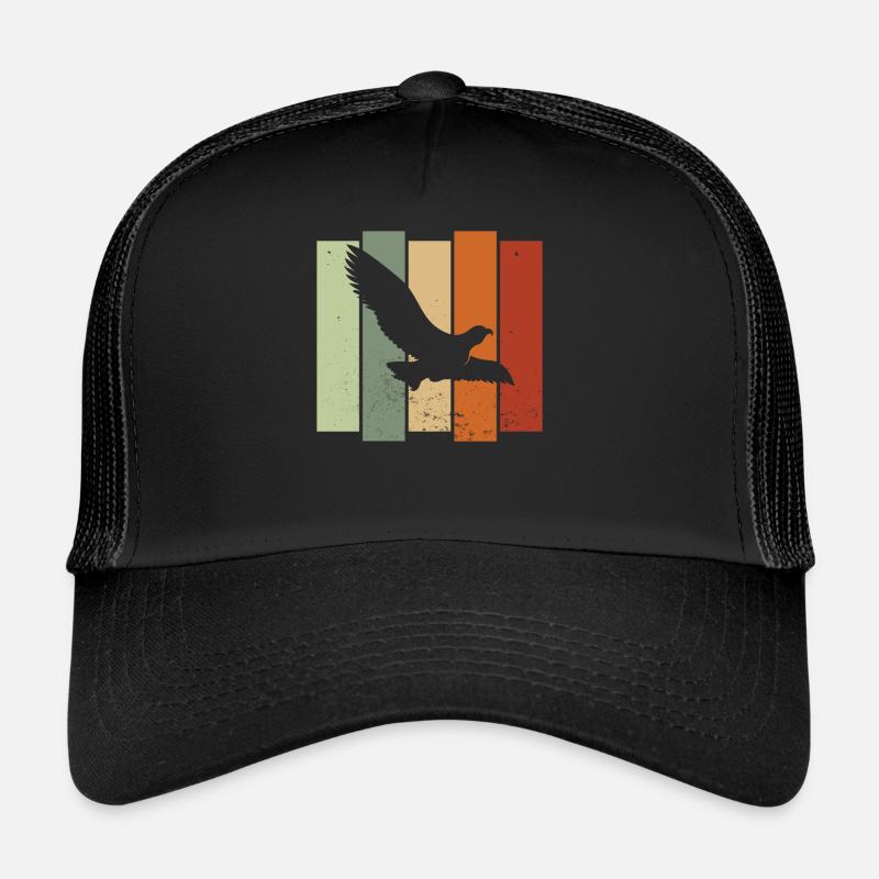 Falcon Retro Birdwatching Bird Watcher Casquette trucker 