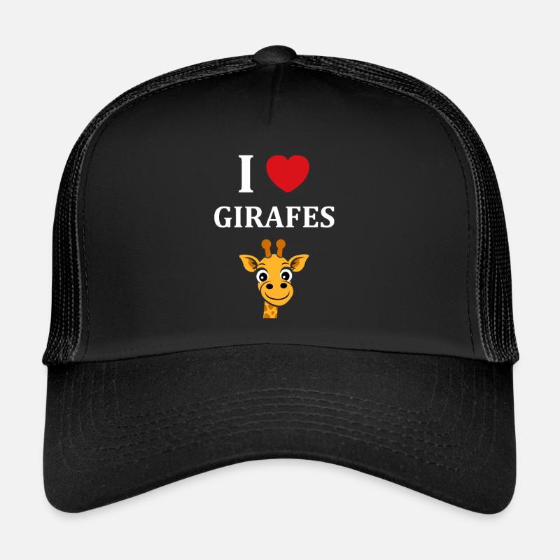 Humour petit bébé girafe Casquette trucker 