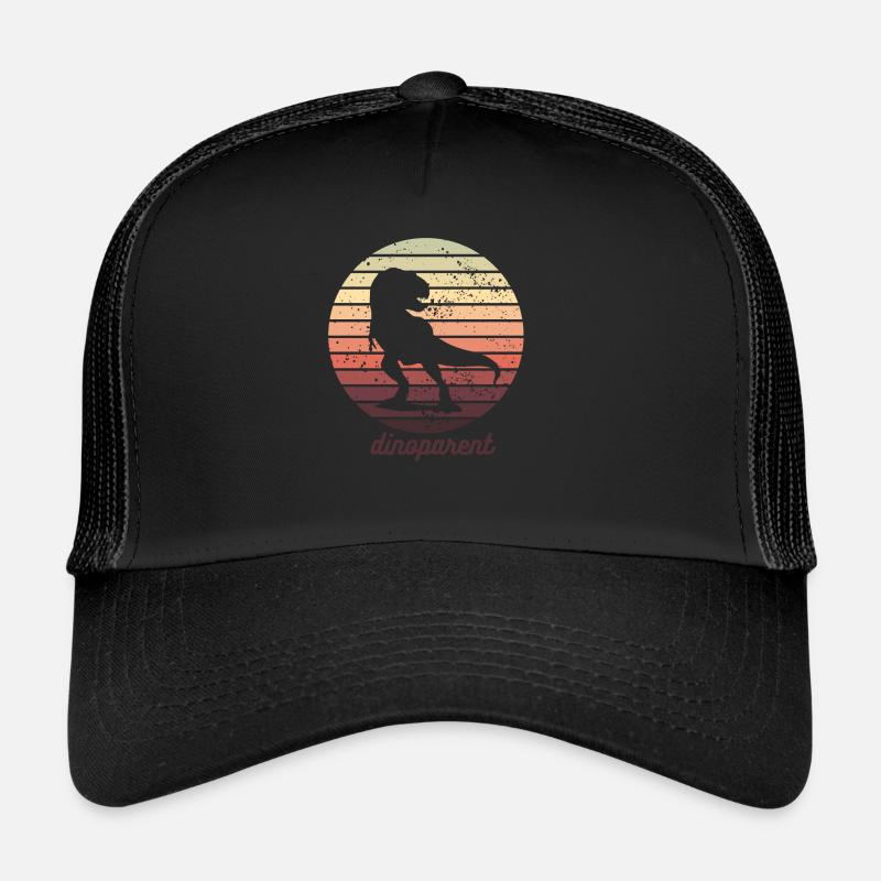 Dinoparent - Casquette trucker  - noir/noir