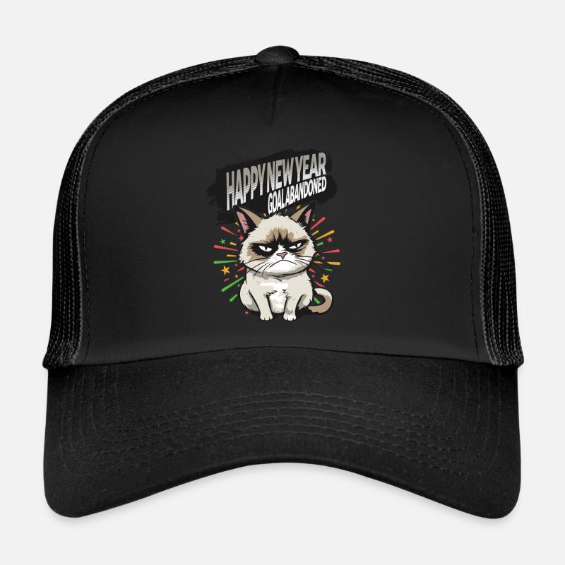 But abandonné - Angry Cat Pyjama Bonne Année Casquette trucker 