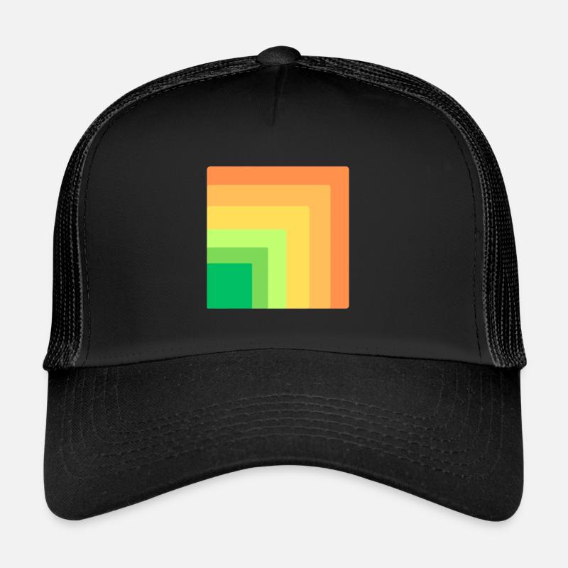squares within a square. Trucker Cap