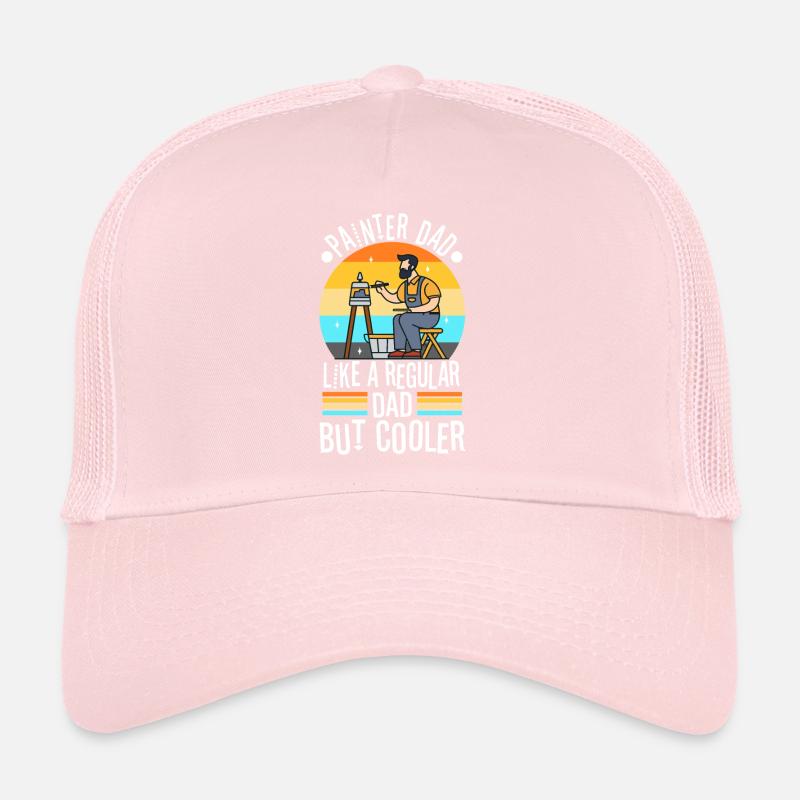Painter Dad like a regular dad but cooler Trucker Cap