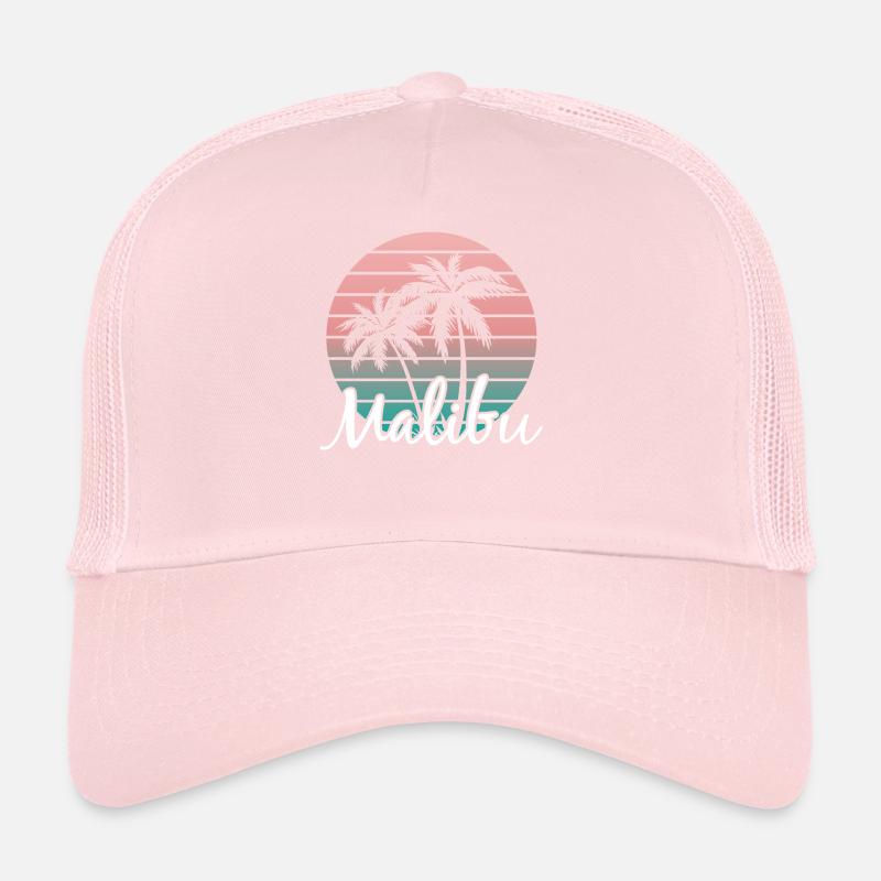 Néon Malibu Palm Tree Style rétro Casquette trucker 