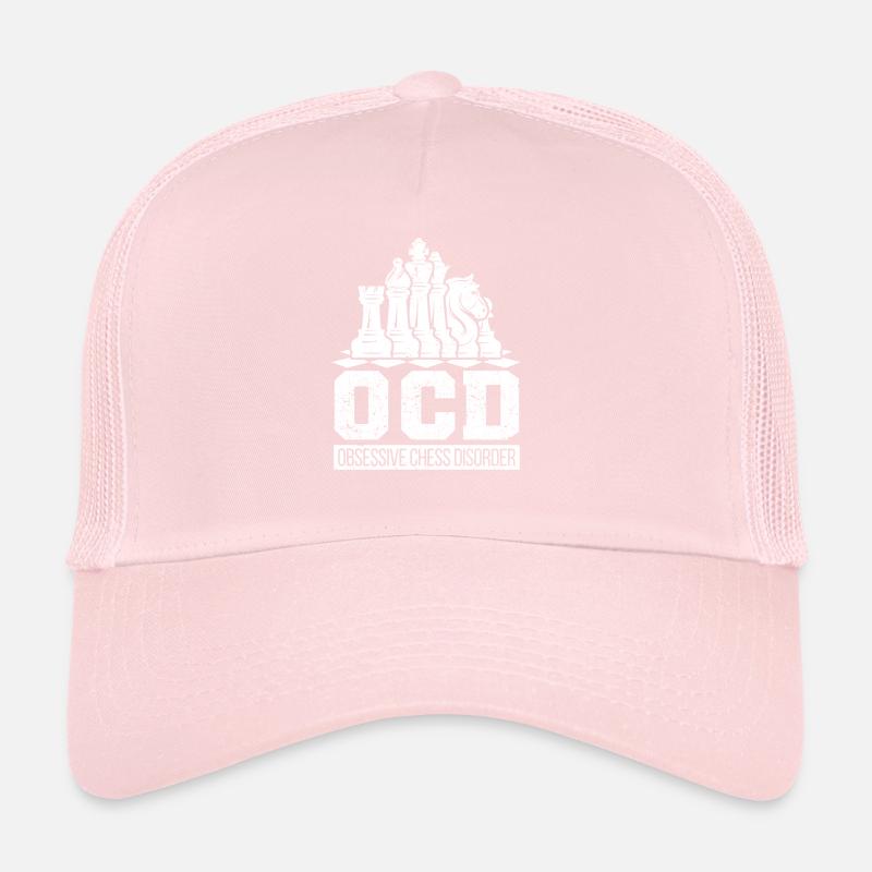OCD Obsessive Chess Disorder Funny Strategy Trucker Cap