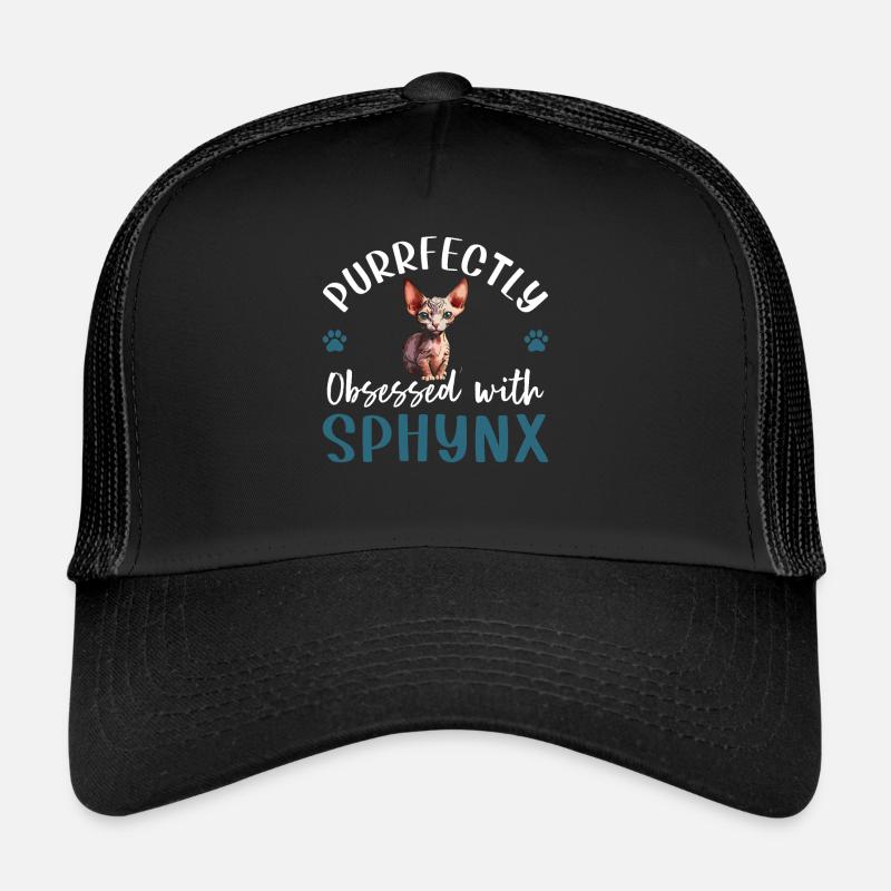 Obsédé par le Sphynx Casquette trucker 