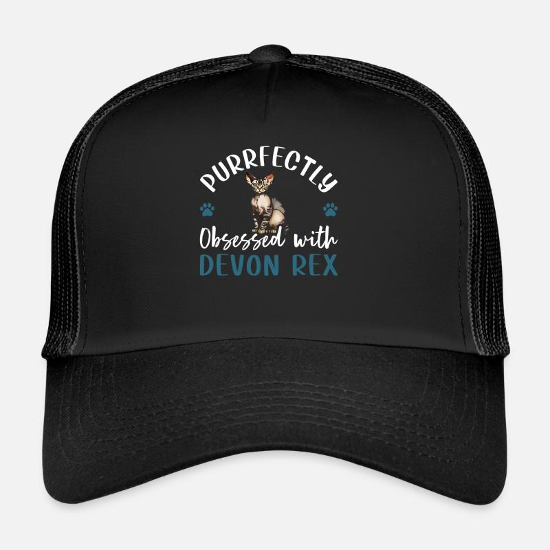 Obsédé par Devon Rex Casquette trucker 