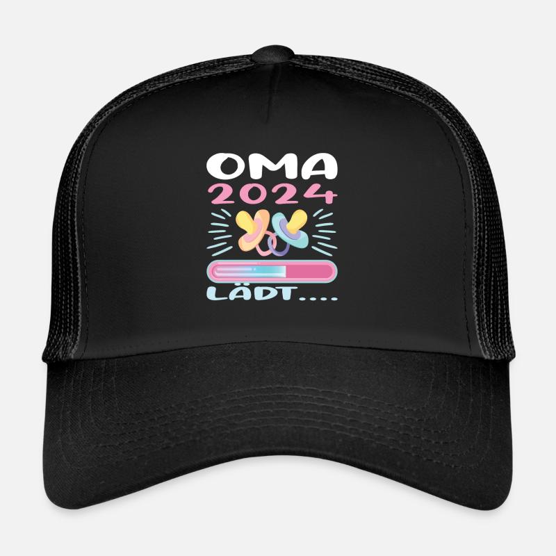 Oma 2024 werdende Oma 2024 Loading Trucker Cap