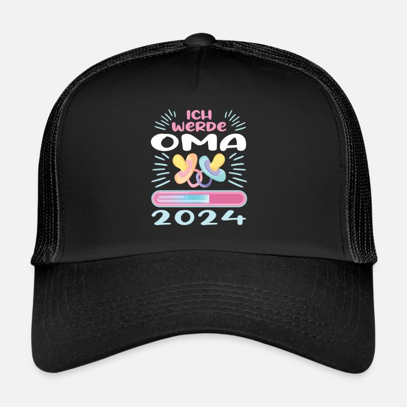 Oma 2024 werdende Oma 2024 Loading Trucker Cap