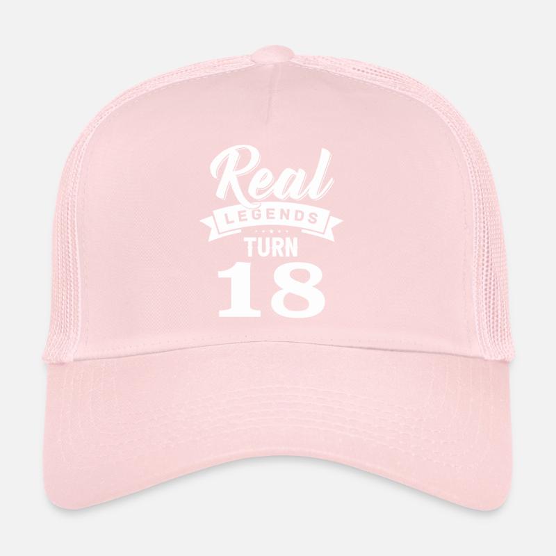 Echte Legenden werden 18, 18 Geburtstag Trucker Cap