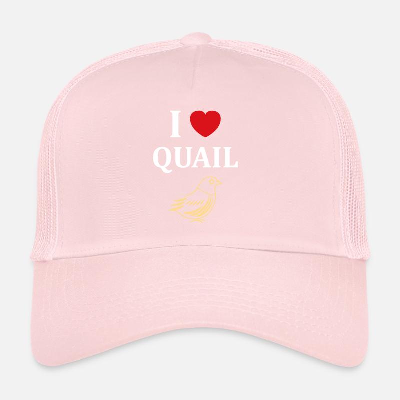 Humour Cailles oiseaux Petite caille Casquette trucker 