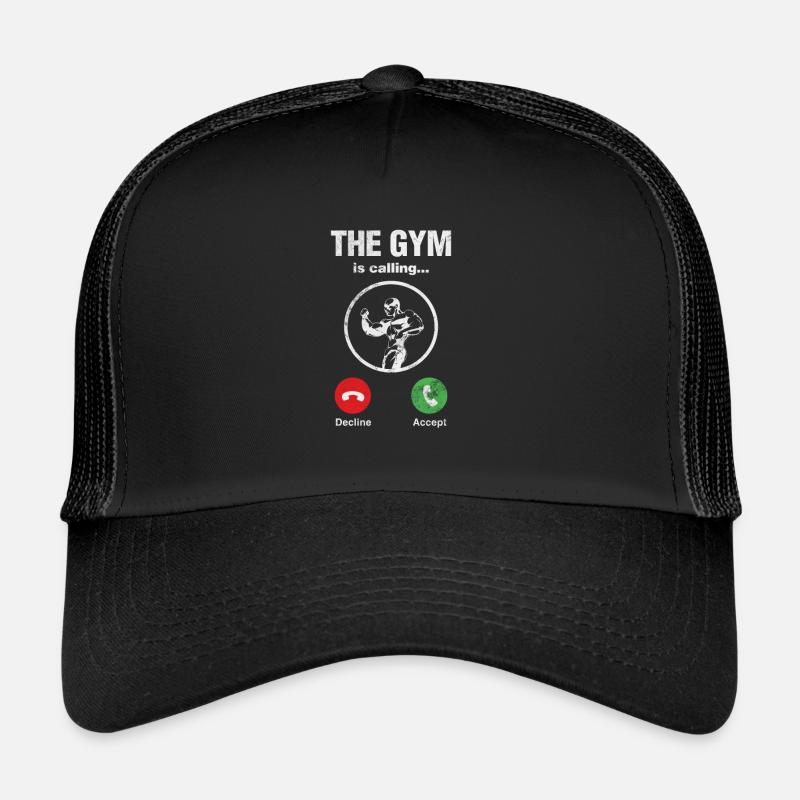 Bodybuilder - Trucker Cap - Schwarz/Schwarz