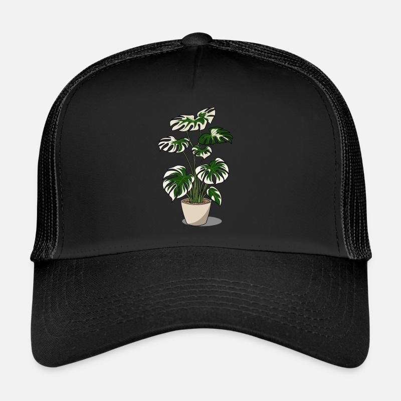 Monstera panaché Casquette trucker 