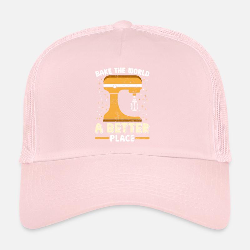 Baker Bake the World a Better Place Backfans Casquette trucker 