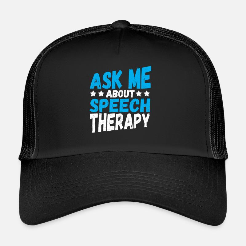 Sprachpathologie Ask Me Bout Sprachtherapie Trucker Cap