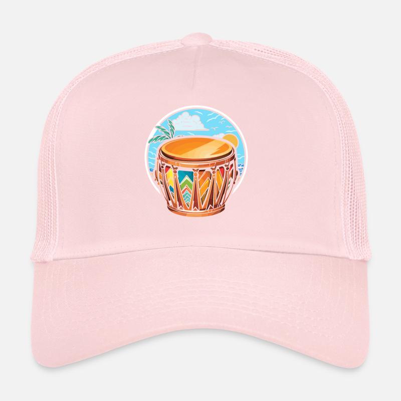 Bongo Player Musical Instrument Musician Trucker Cap