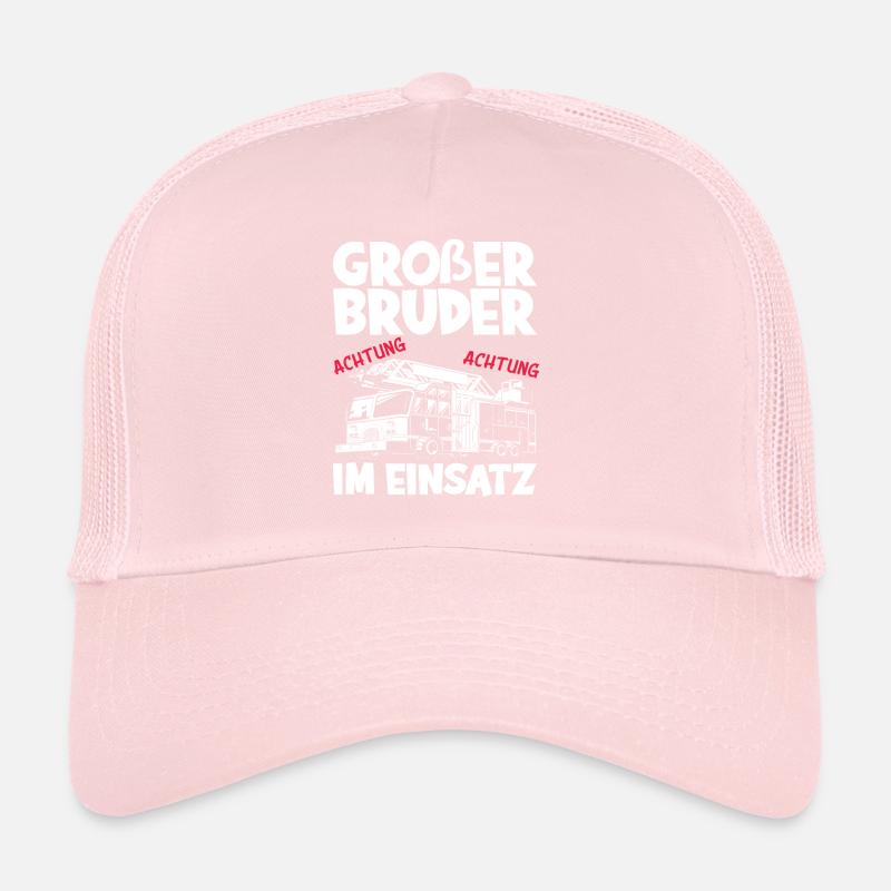 Ich Werde Großer Bruder Feuerwehr Trucker Cap