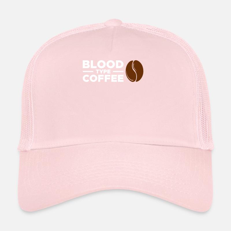 Blutgruppe Kaffee Trucker Cap