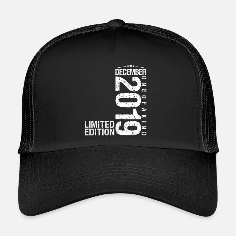 Décembre 2019 Décembre anniversaire December 2019 Casquette trucker 
