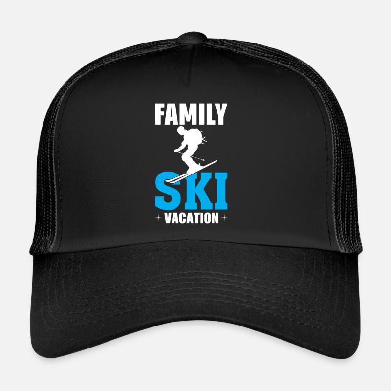 Vacances de ski en famille Casquette trucker 