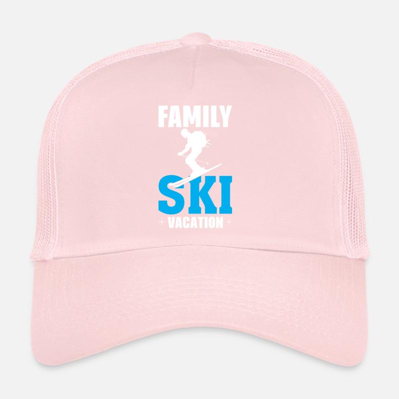 Vacances de ski en famille Casquette trucker 