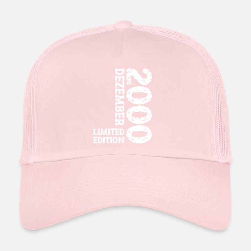 2000 Dezember Limited Edition 23. Geburtstag Deko Trucker Cap