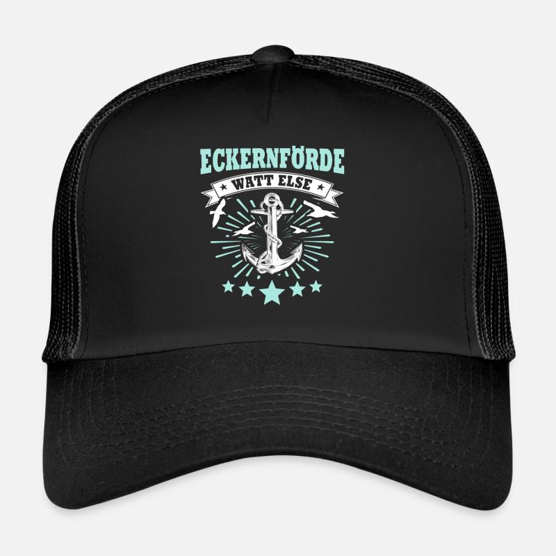 Eckernförde Eckernförder - Trucker Cap - Schwarz/Schwarz