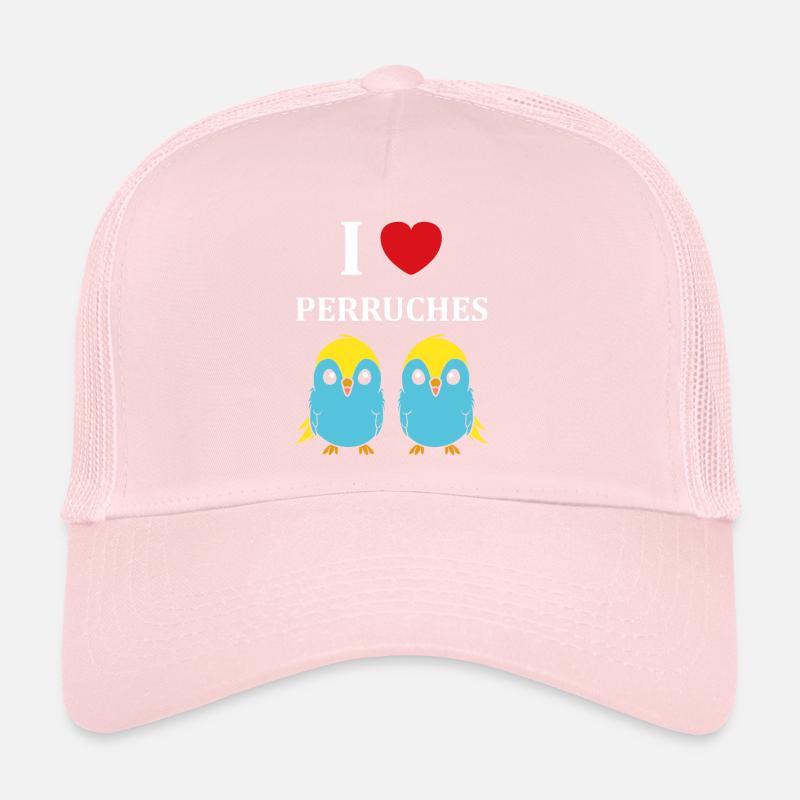 Oiseaux perruches humour petite perruche Casquette trucker 