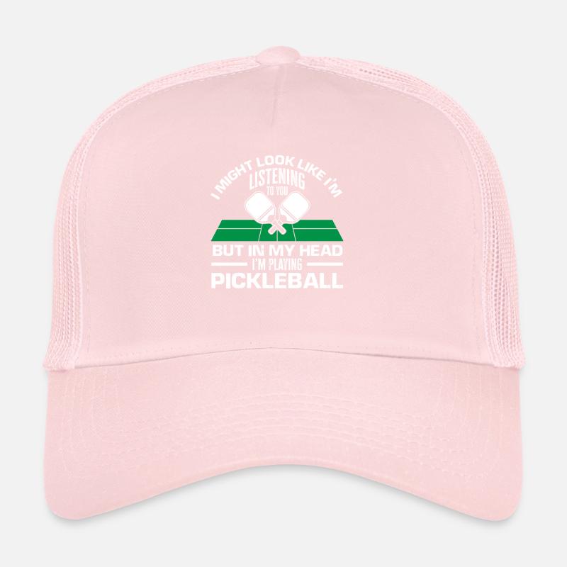 Funny Pickleball Gift Trucker Cap