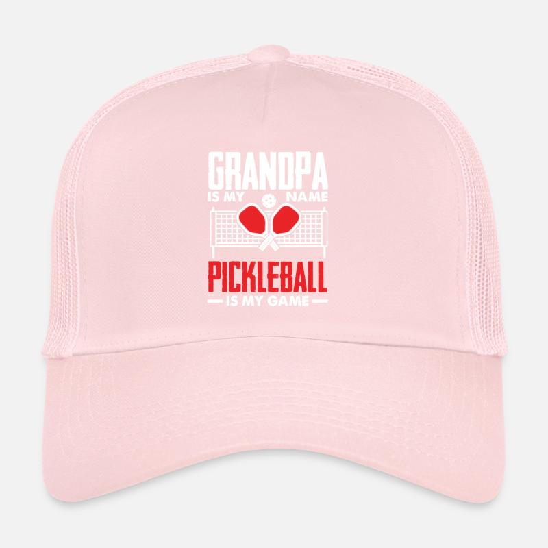 Funny Pickleball Gift Trucker Cap