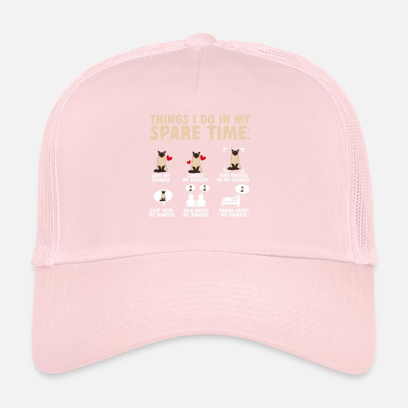 Siamese cat Trucker Cap