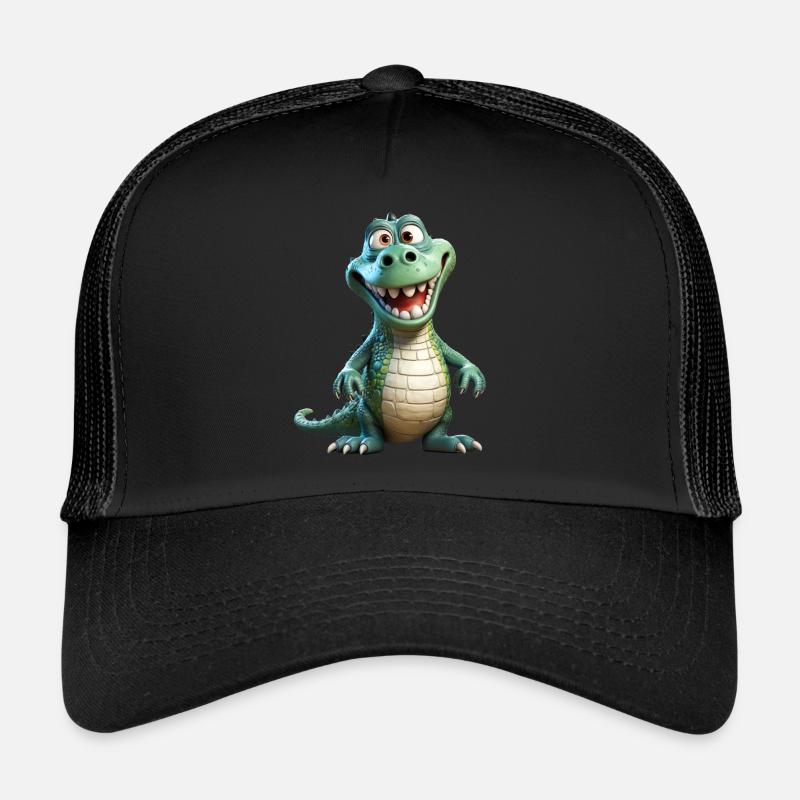 A funny crocodile Trucker Cap