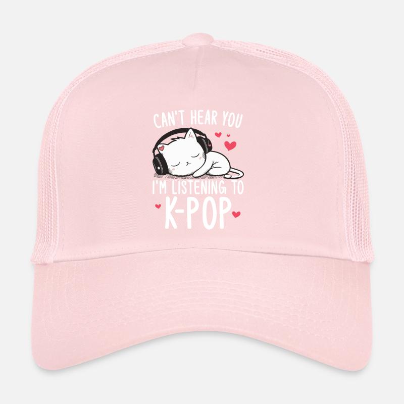 Je ne t’entends pas, j’écoute des produits Kpop Casquette trucker 