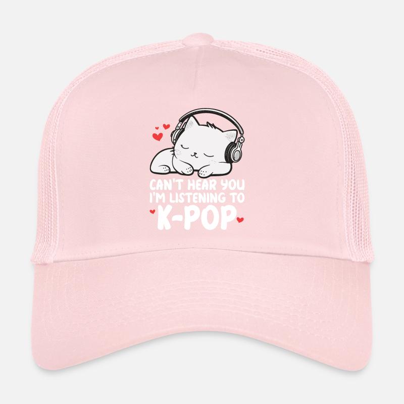 Je ne t’entends pas, j’écoute des produits Kpop Casquette trucker 