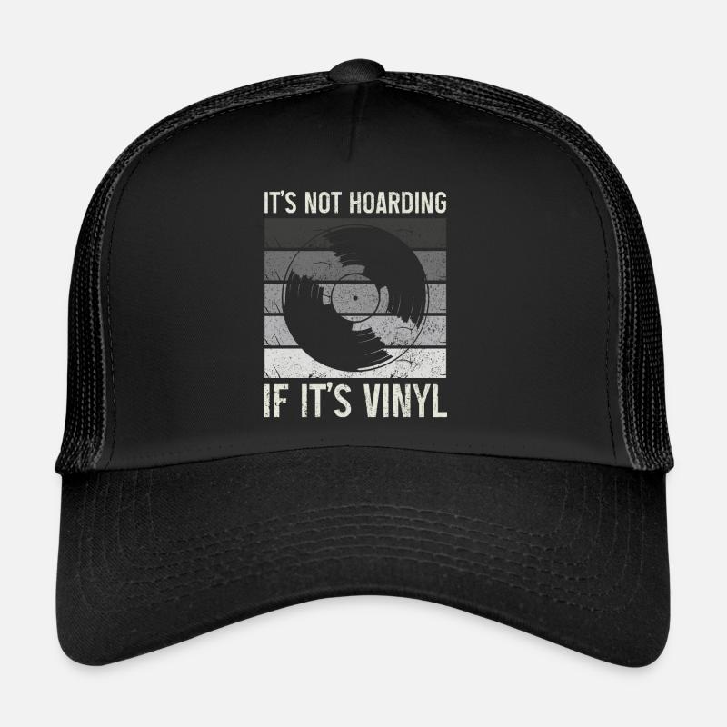 Vinyl Record Vintage DJ Gift Trucker Cap
