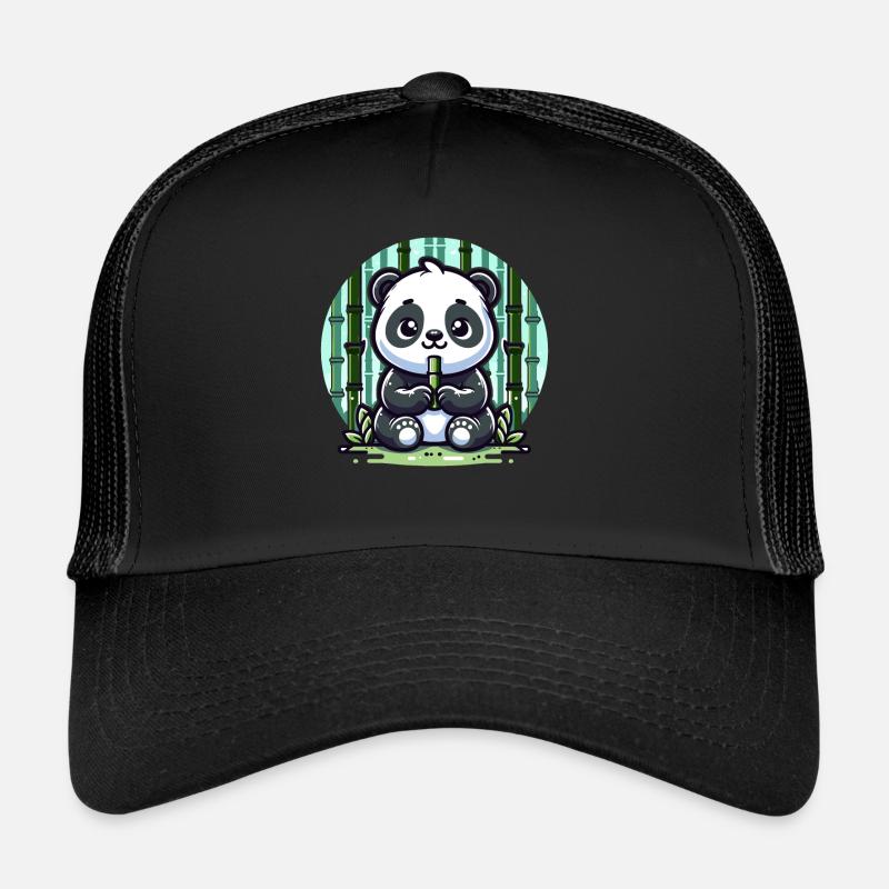 Panda Bambou Casquette trucker 
