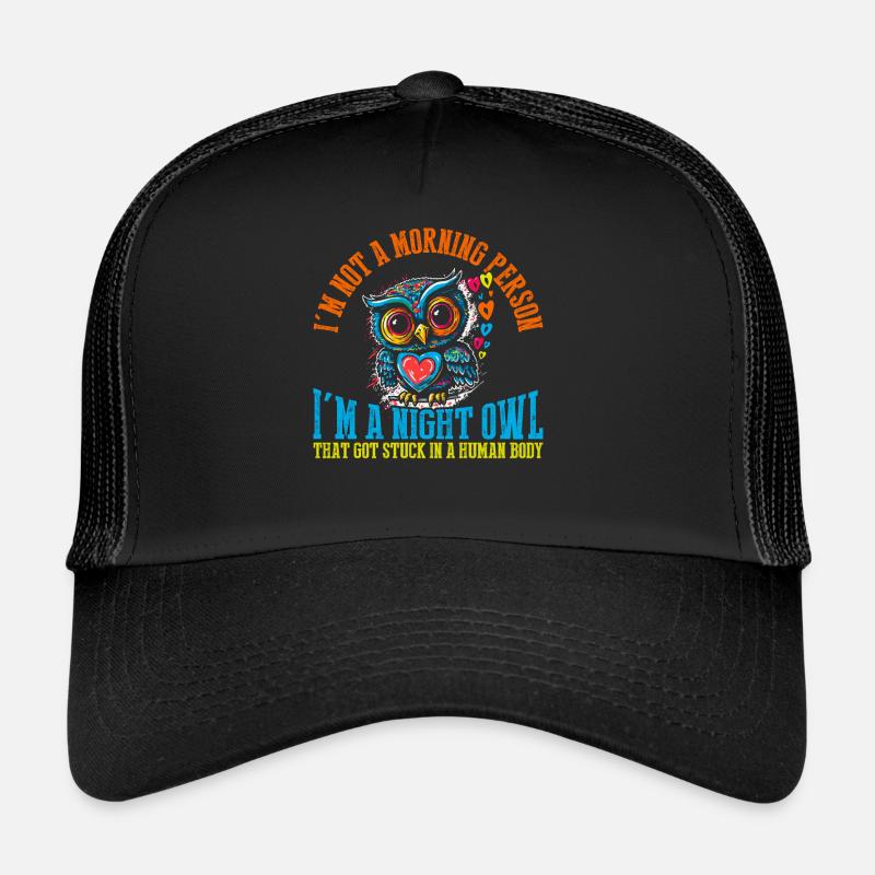 Ich Bin Kein Morgenmensch Trucker Cap