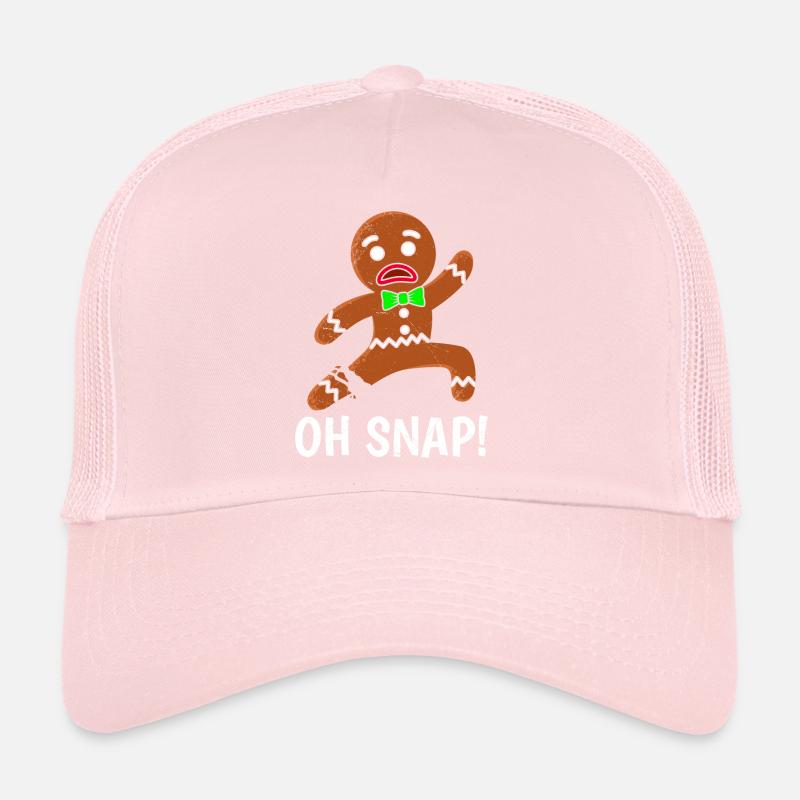 Gingerbread Man Oh, crap! Baking Lovers Baking Fans Trucker Cap