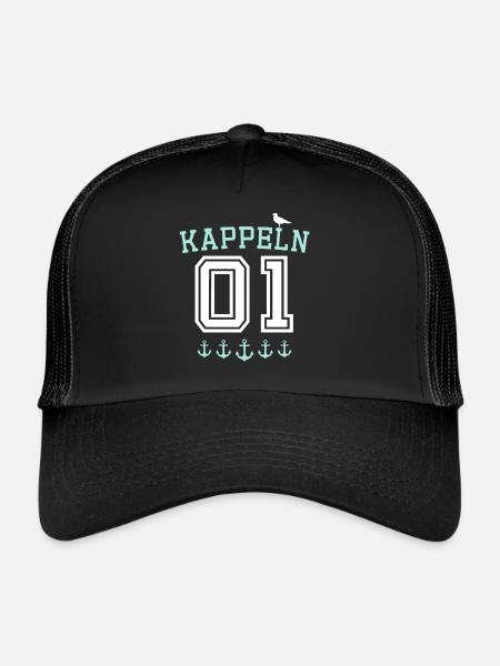 Kappeln Kappelner - Trucker Cap - Schwarz/Schwarz