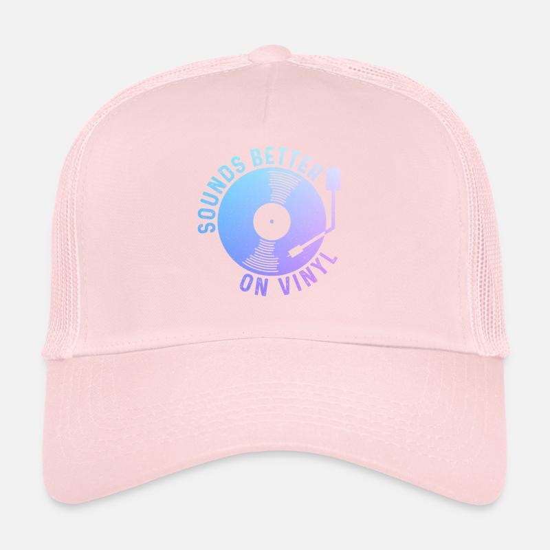 Disque vinyle collection DJ cadeau Casquette trucker 