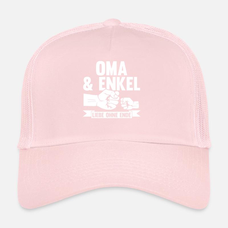 Oma Großmutter und Enkel Trucker Cap