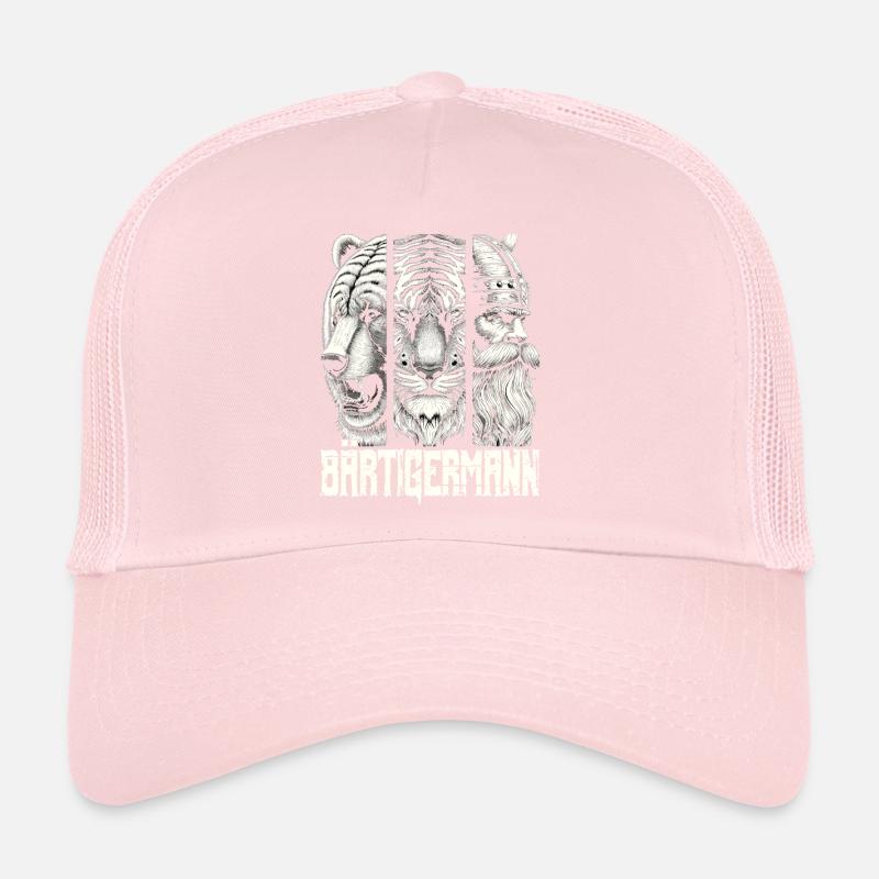 Bärtigermann Bär Tiger Mann Geschenk Bart Sprüche Trucker Cap