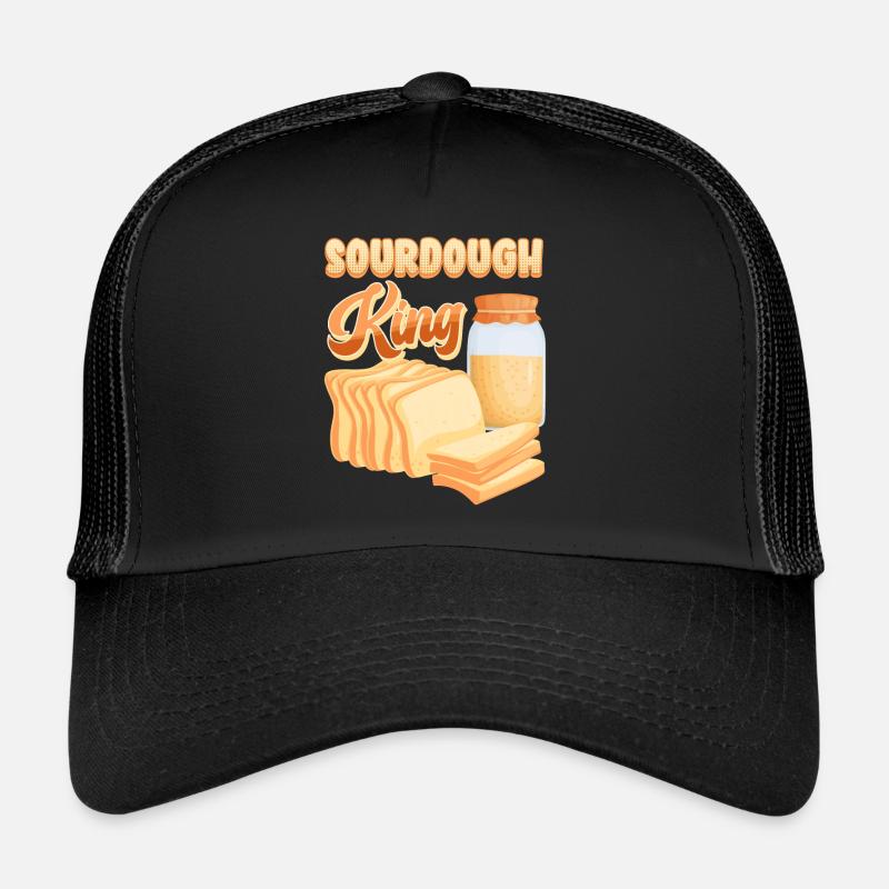Bread Lover Pain Roi Pain Cuisson Casquette trucker 