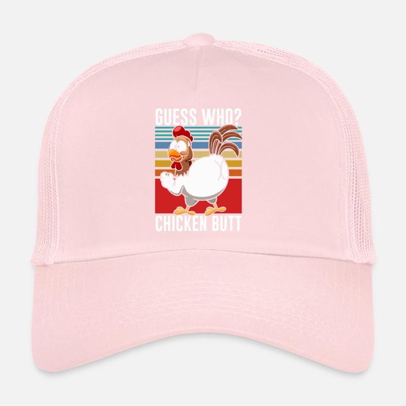 Drôle Devinez quoi ? Cul de poulet ! Casquette trucker 